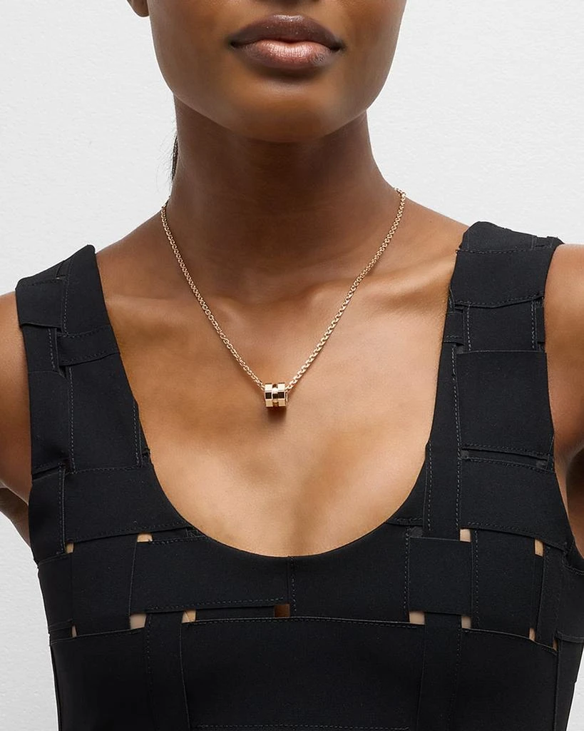 Chopard Ice Cube 18K Rose Gold Large Pendant Necklace 6