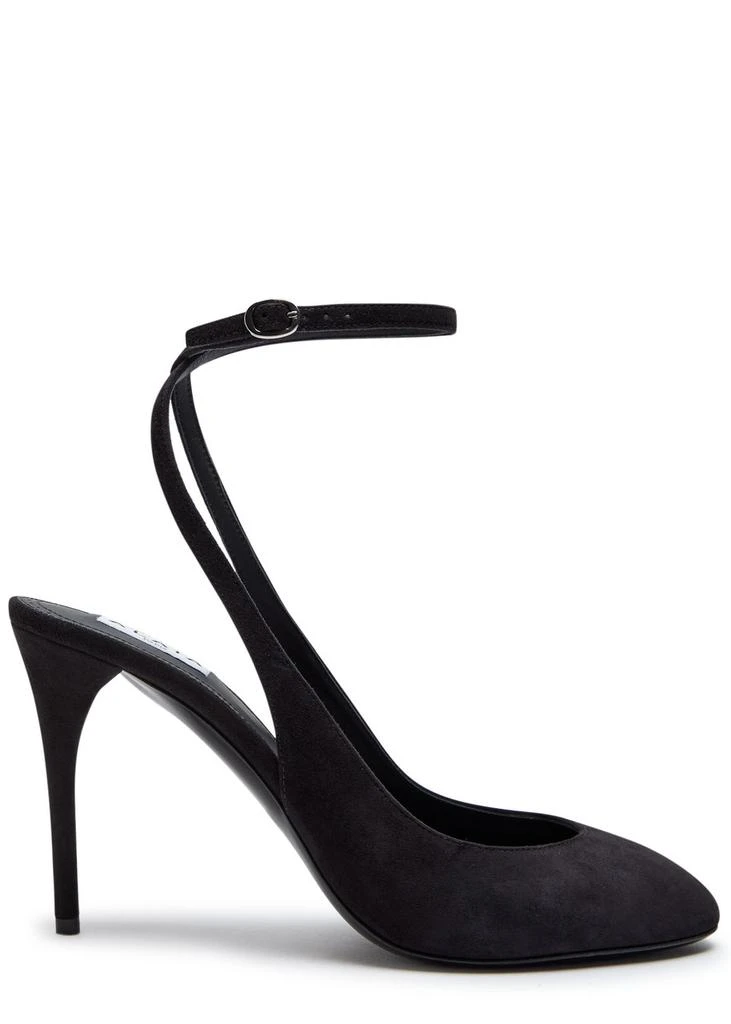 Alaïa Decollete 90 suede slingback pumps 1