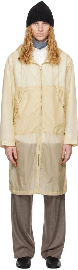 AURALEE Yellow Washed Super Light Airy Nylon Coat 1