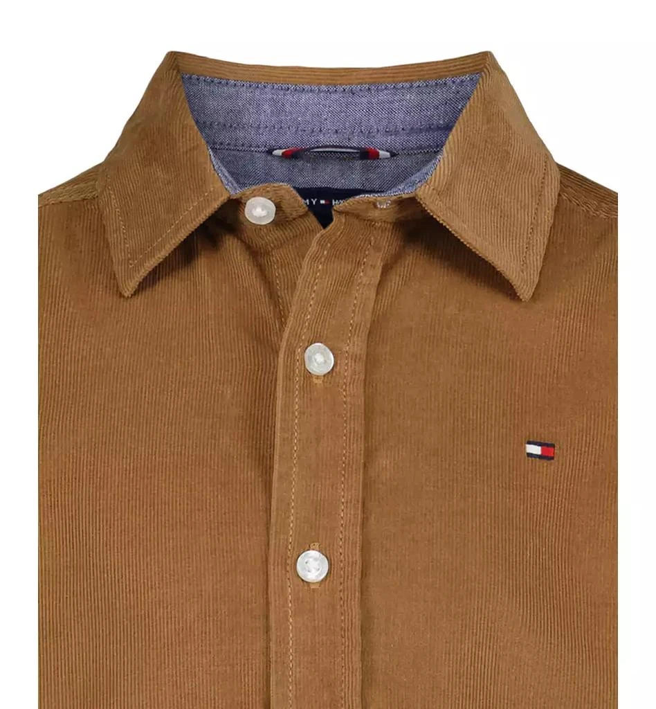 Tommy Hilfiger Boys 2T-7 Solid Corduroy Long Sleeve Woven 3