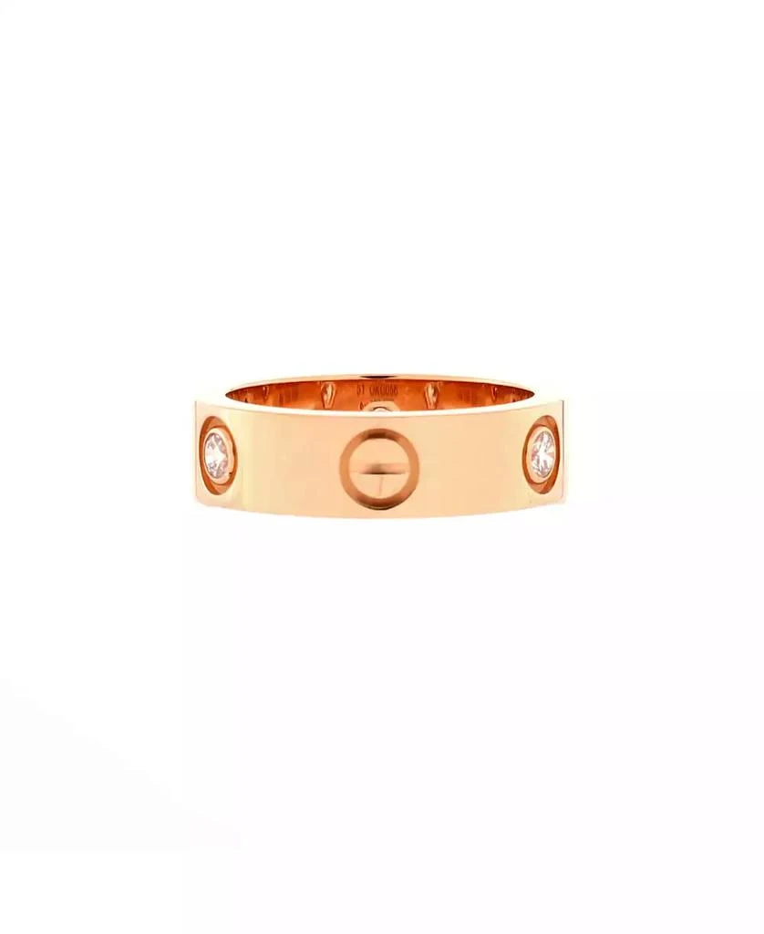 Cartier Love 3 Diamonds Band Ring 5