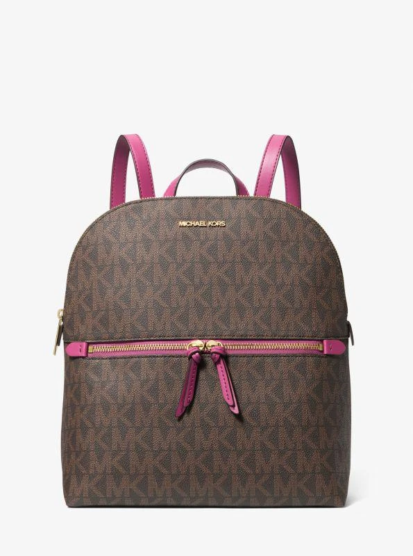 Michael Kors Dallas Medium Signature Logo Backpack 1