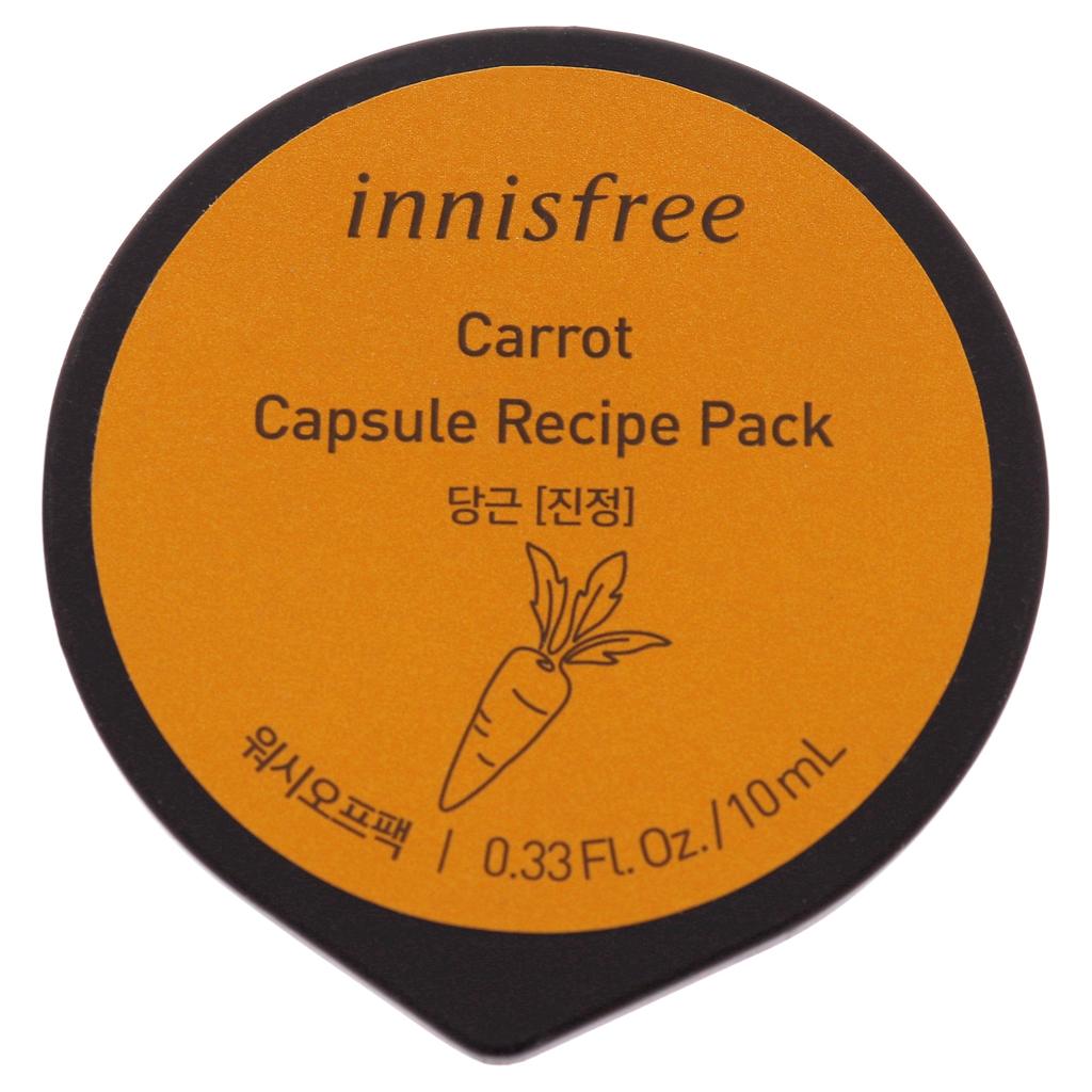 Innisfree Capsule Recipe Pack Mask - Carrot by  for Unisex - 0.33 oz Mask