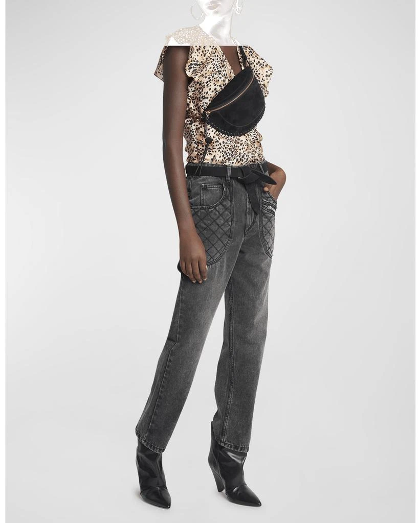 Isabel Marant Skano Braided Suede Belt Bag 2