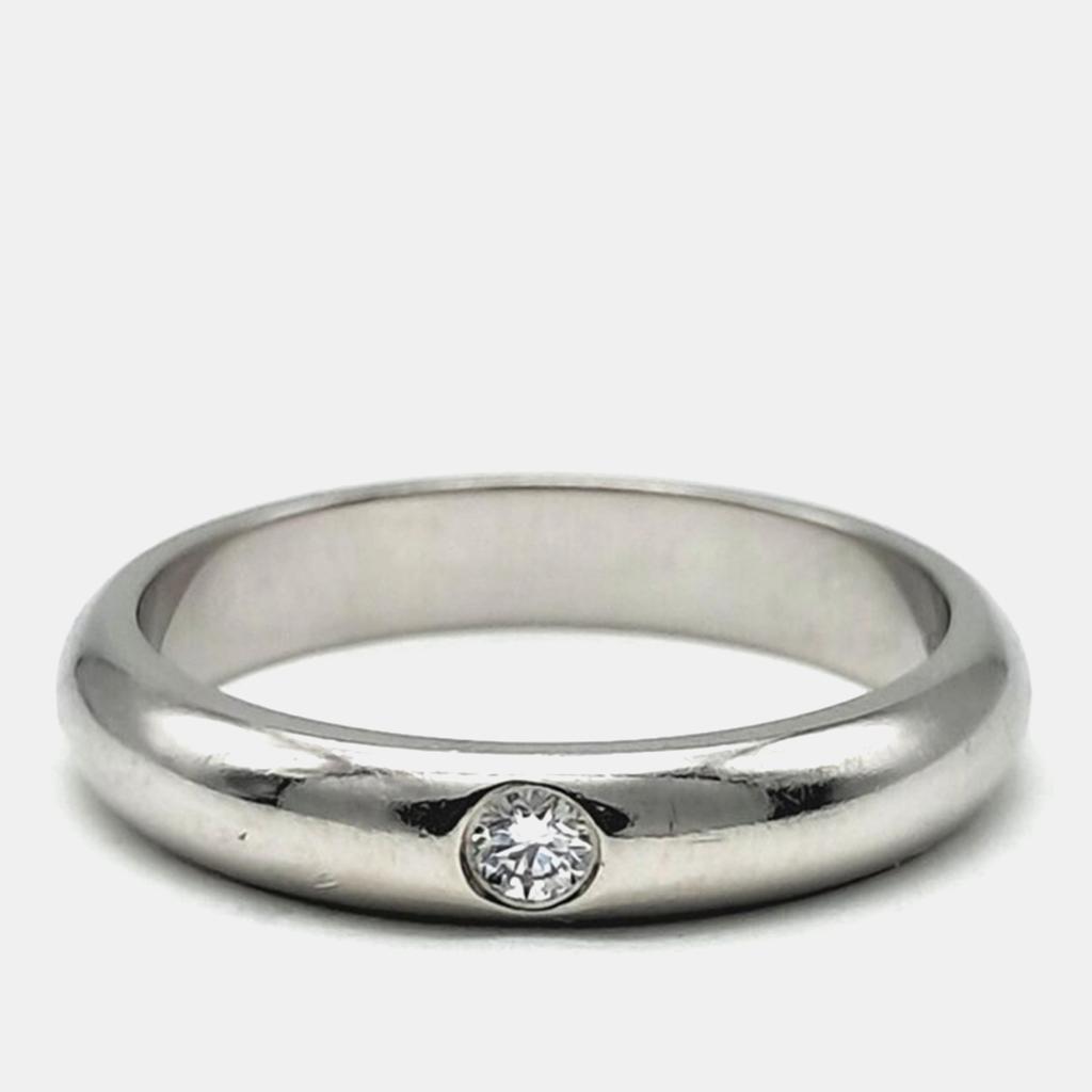 Cartier Cartier Platinum Diamond Ring Size 53