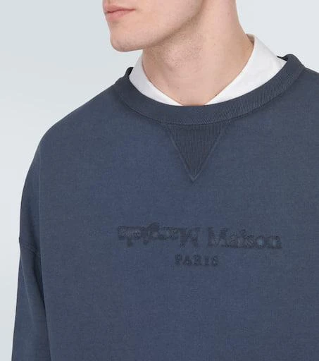 MAISON MARGIELA Logo cotton jersey sweatshirt 5