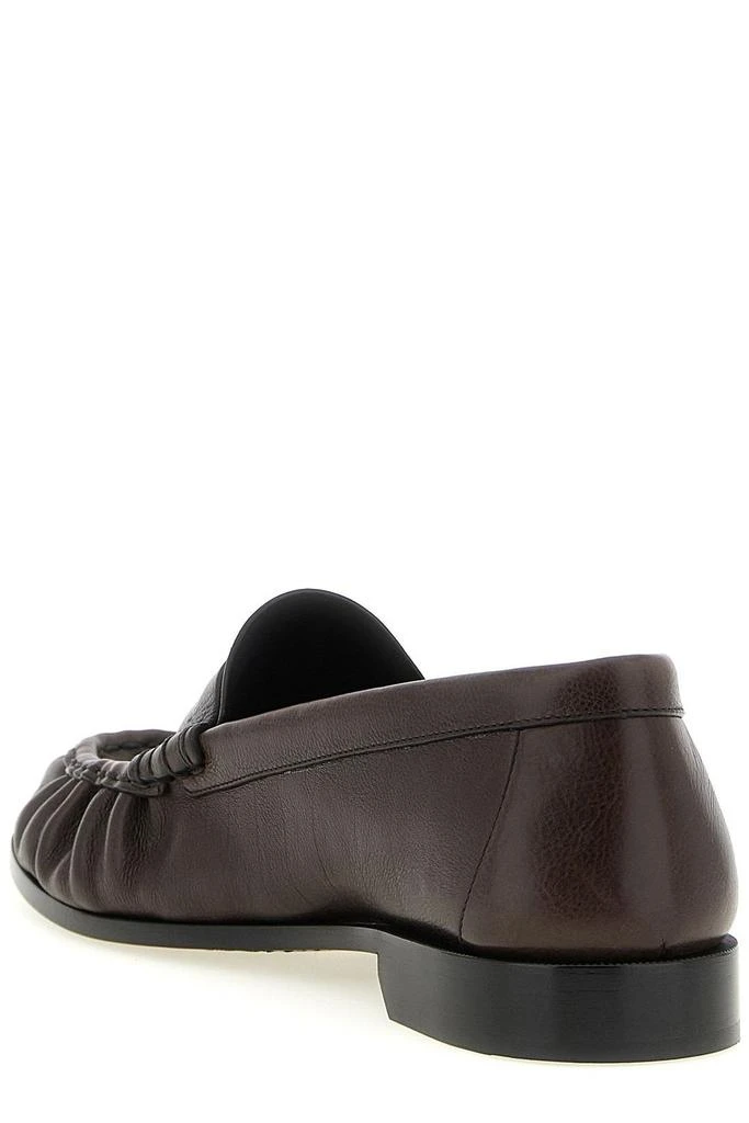 Yves Saint Laurent Saint Laurent Le Loafer Logo Plaque Slip-On Loafers 3