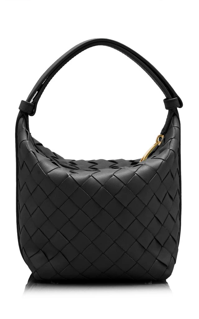 Bottega Veneta Bottega Veneta - Candy Wallace Intrecciato Leather Bag - Black - OS - Moda Operandi 1