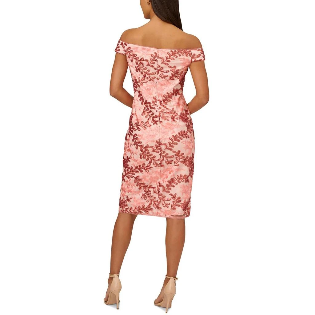Adrianna Papell Womens Semi-Formal Knee-Length Cocktail And Party Dress 2