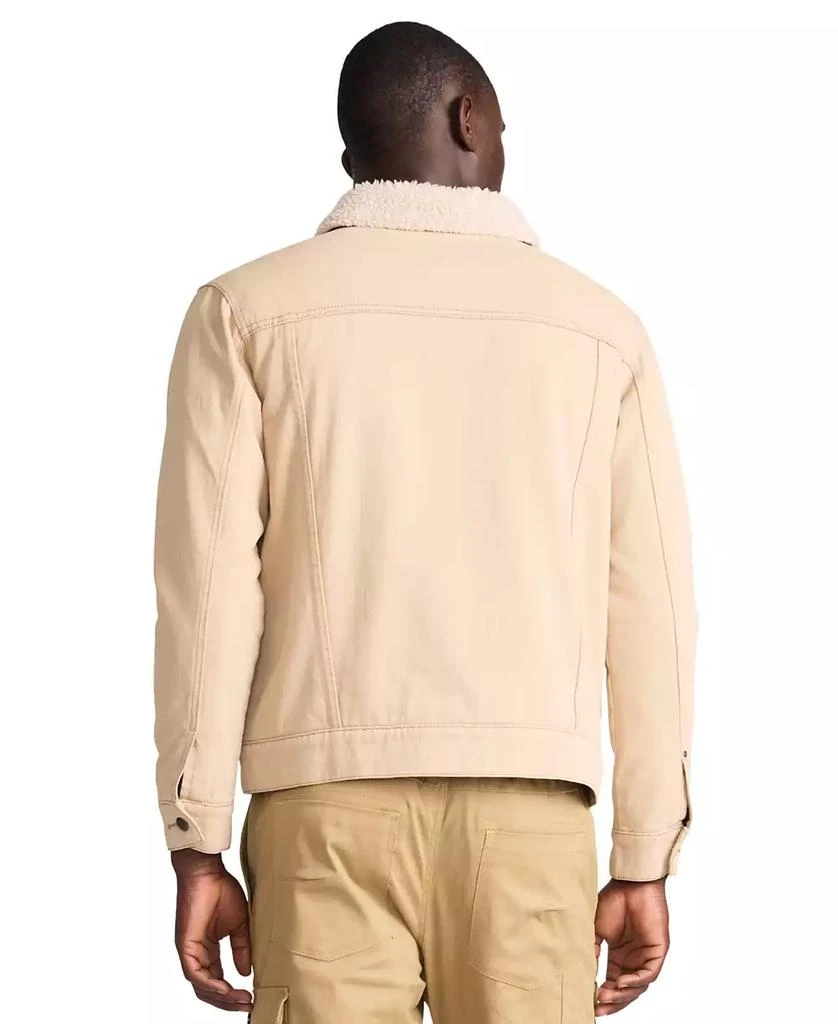 Cat Men's Denim Sherpa Lined Work Jacket 4