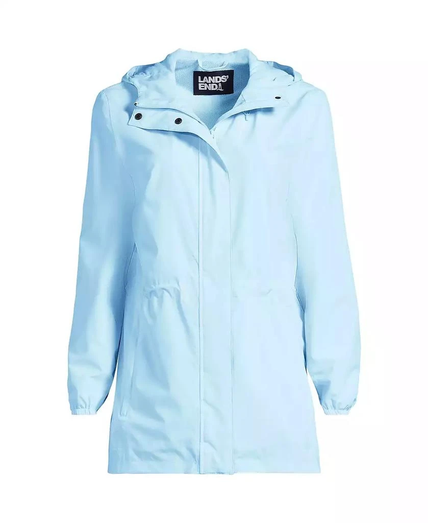 Lands
End Women
s Waterproof Hooded Packable Raincoat 2