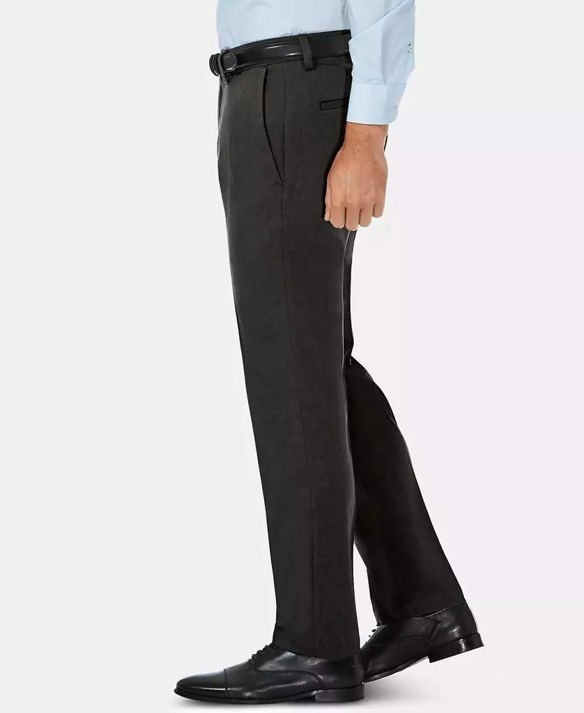 Haggar Men's Cool 18 Pro Slim-Fit 4-Way Stretch Moisture-Wicking Non-Iron Dress Pants 3