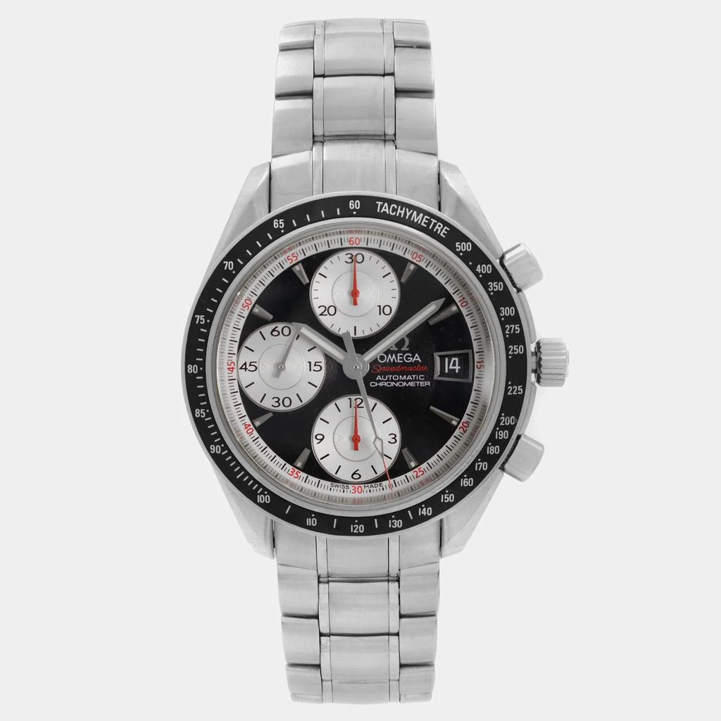 Omega Omega Black Stainless Steel Speedmaster 3210.51.00 Automatic Men's Wristwatch 40 mm 1