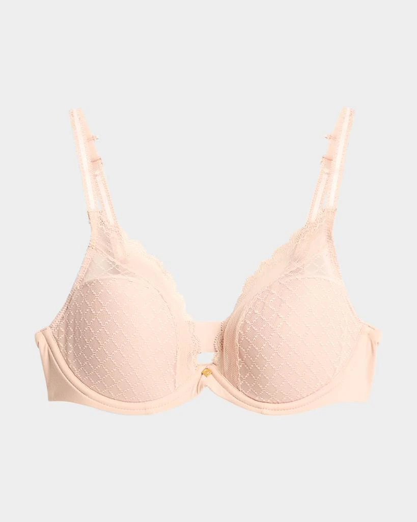 Chantelle Norah Chic Lace Plunge T-Shirt Bra 1