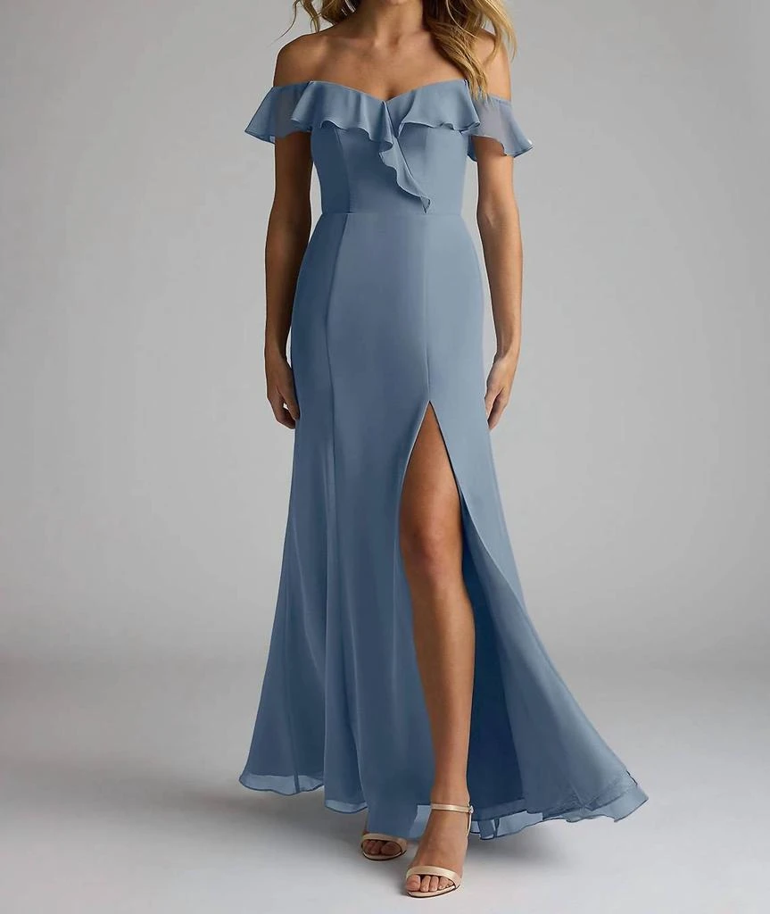 elite formal dresses Red Satin Tiered Ruffled Cheap Prom Dresses 2024 Mermaid Halter Neck 24359