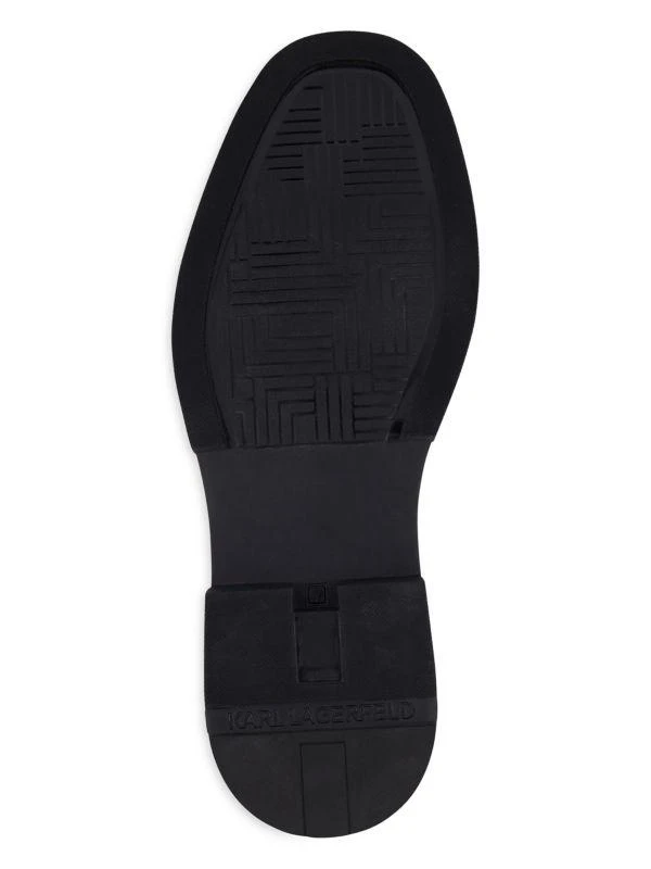 Karl Lagerfeld Paris Leather Monk Strap Shoes 5