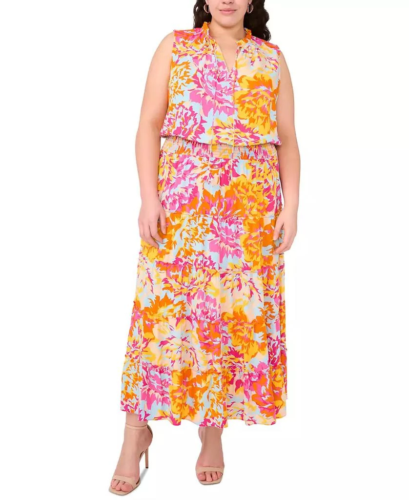 chinese dress ladies Citrus Green Sleeveless Arancia Women's Challis Maxi Dress main image 1