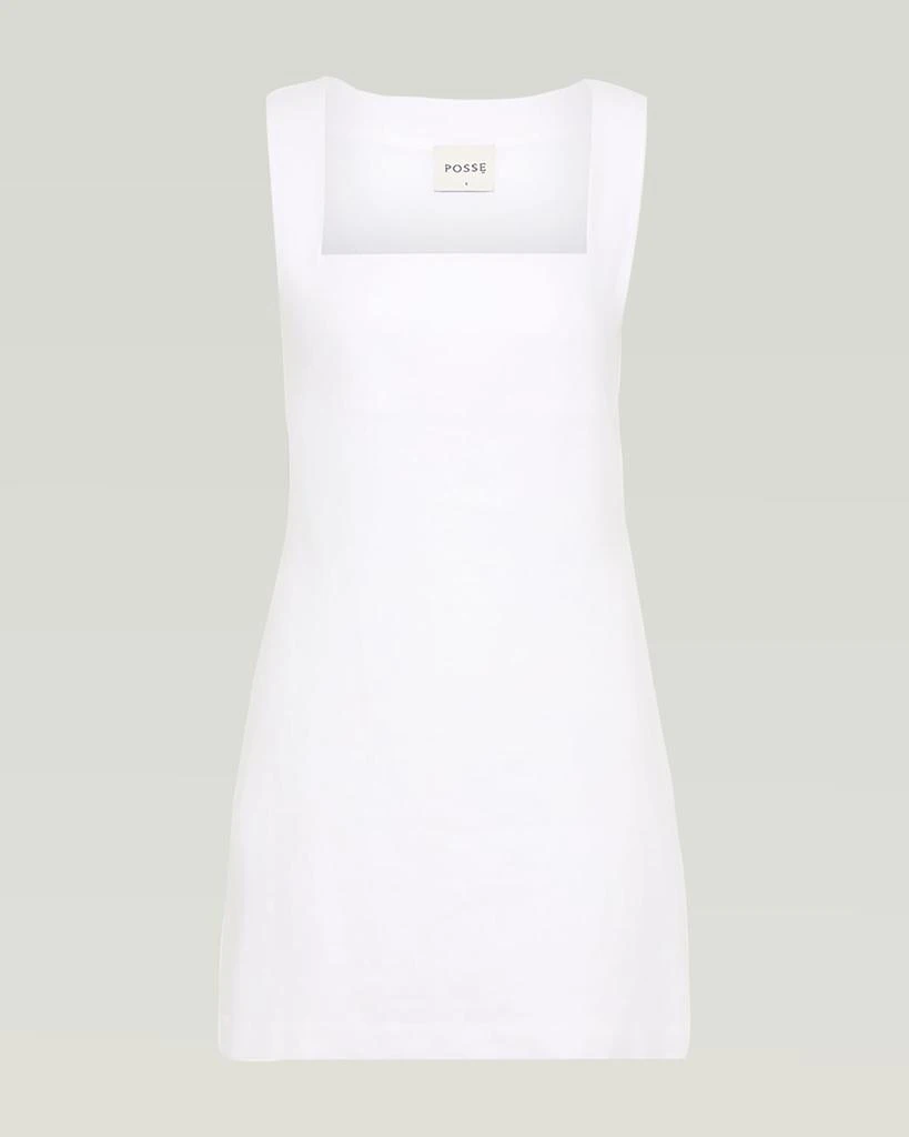 knee length dresses for ladies Alice Midi Dress Ivory – LepaBoutique main image 0