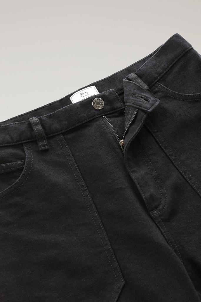 Woolrich Denim Pants in Cotton - Women - Black