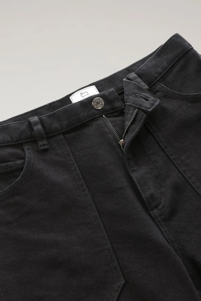 Woolrich Denim Pants in Cotton - Women - Black 2