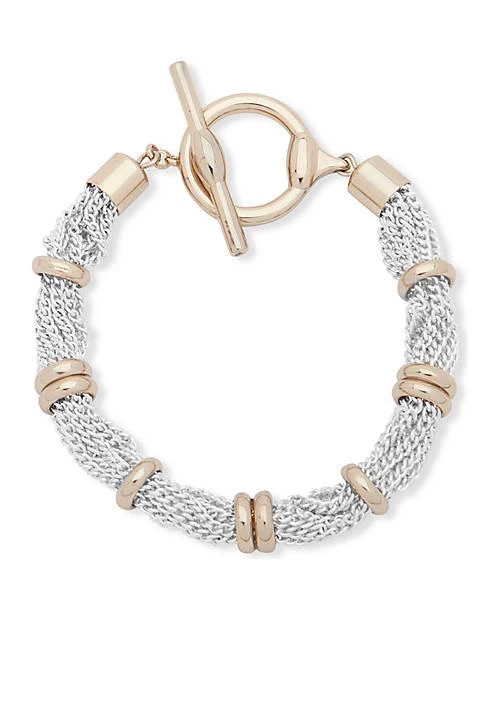 Ralph Lauren Ralph Lauren Two Tone Hamilton Multi Row Bracelet 1