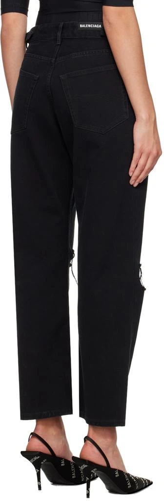 Balenciaga Black Buckle Jeans 3