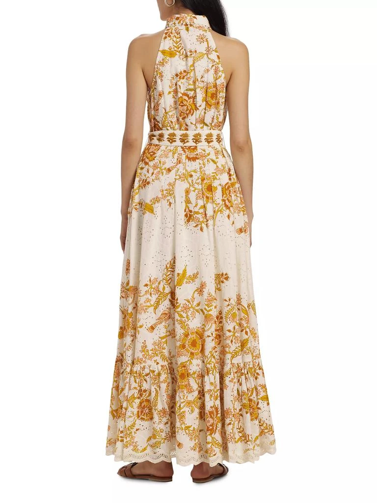 Hemant & Nandita Belted Floral Shirtdress 5
