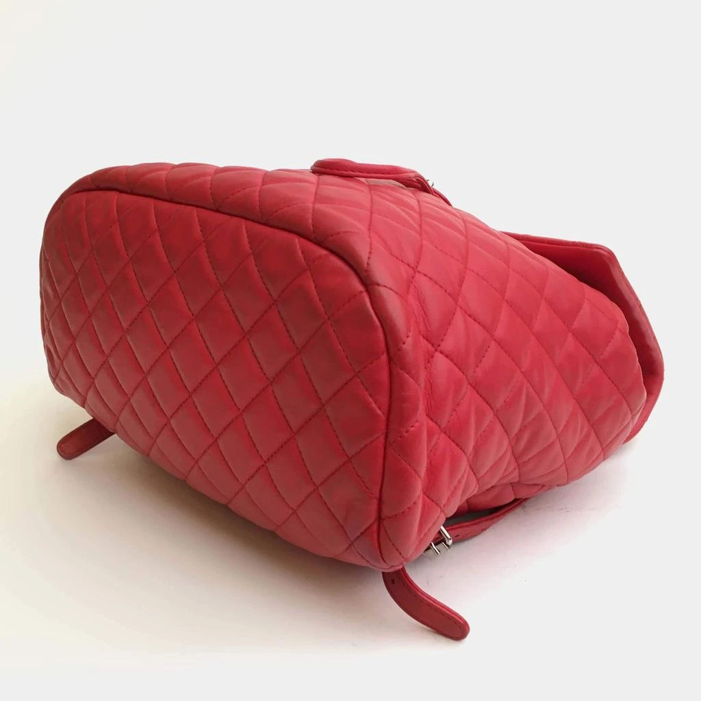Chanel Chanel Red Leather Small Urban Spirit Backpacks 15