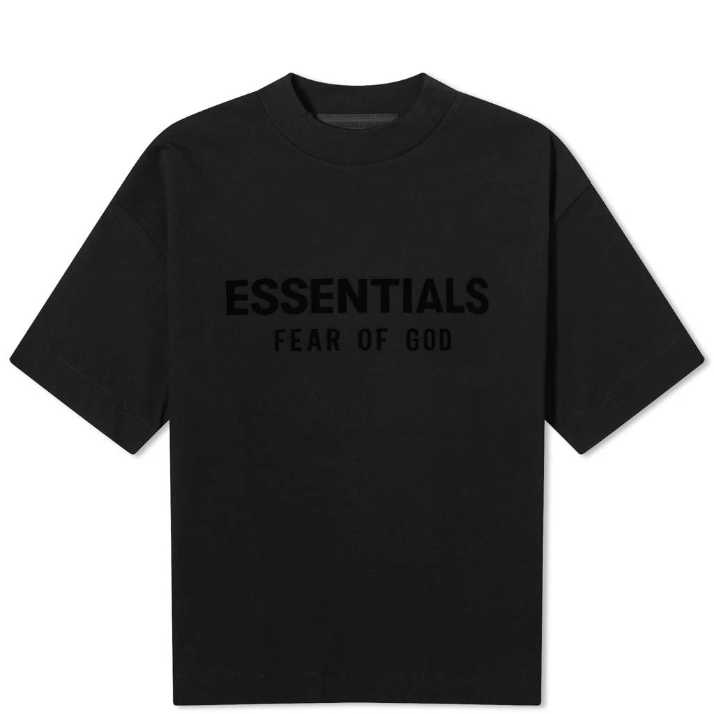 Fear of God ESSENTIALS Fear of God ESSENTIALS Spring Kids Crew Neck T-Shirt - Jet Black 1