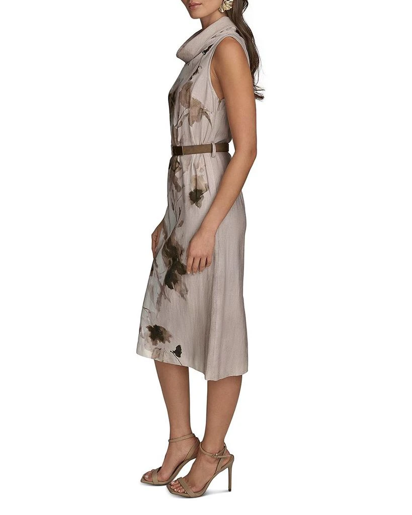 Donna Karan Belted Midi Dress 6