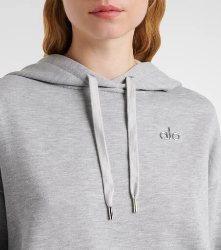 Alo Accolade cotton-blend French Terry hoodie 4