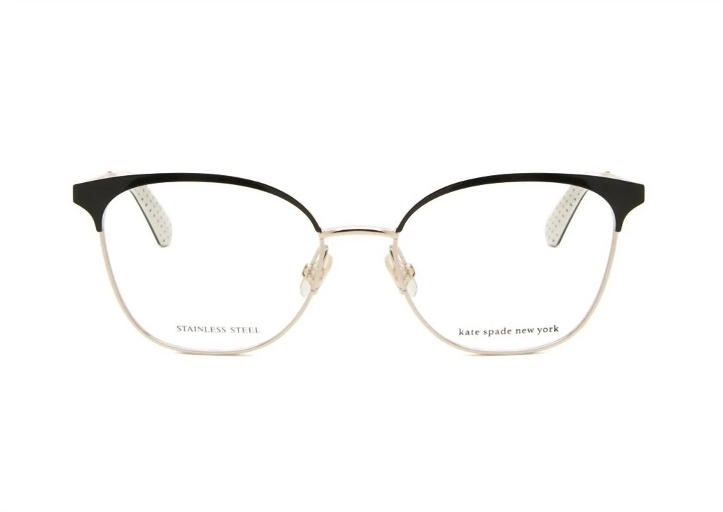 Kate Spade Women
s Tana/g Cat Eye Eyeglasses In Black/ Gold 2