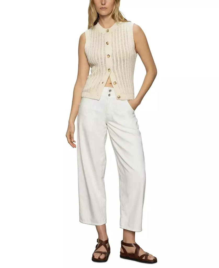 Sanctuary Women's Cotton Pointelle Vest 1