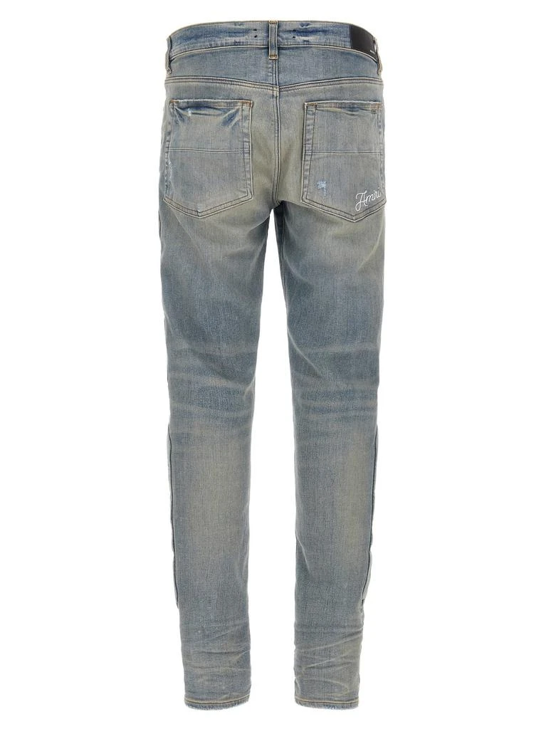 AMIRI Amiri 3D Bone Detailed Distressed Skinny Jeans 2