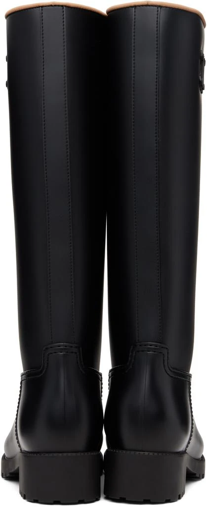 Max Mara Black Rain Tall Boots 2
