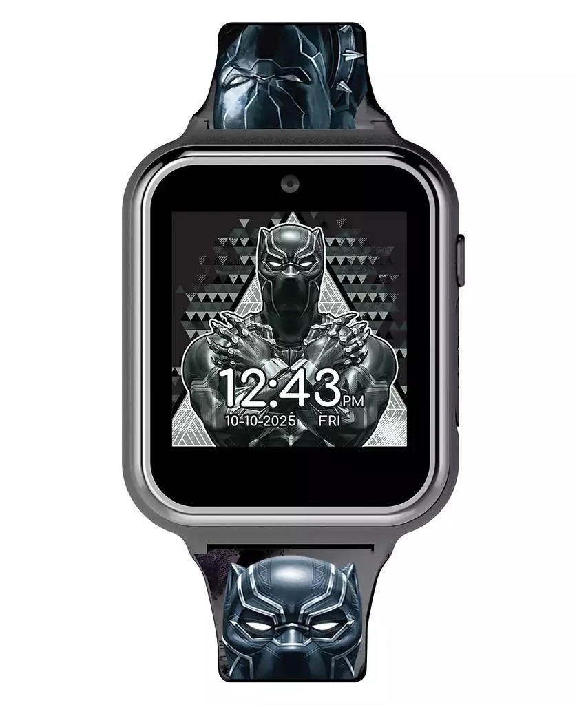 Marvel Children's Black Panther Silicone Smart Watch 38mm 1