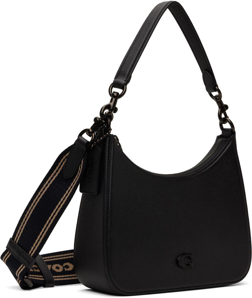 バッグ COACH HOBO Signature Shoulder Black Coach Shoulder Bag Women's COACH Signature Jacquard Black