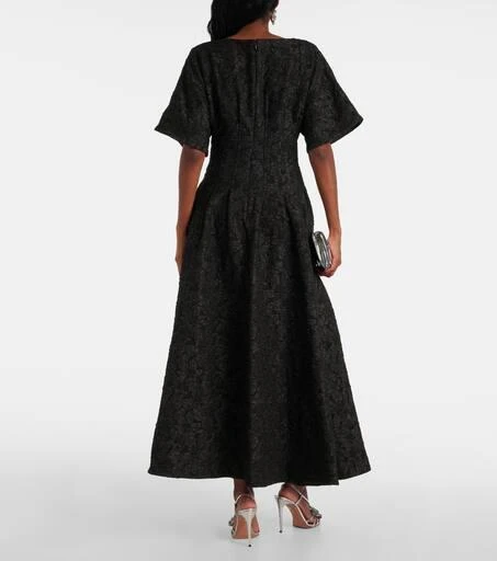 SIMKHAI Rosalie jacquard midi dress 3