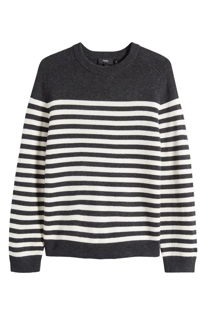 Theory Latho Stripe Wool Blend Sweater 5