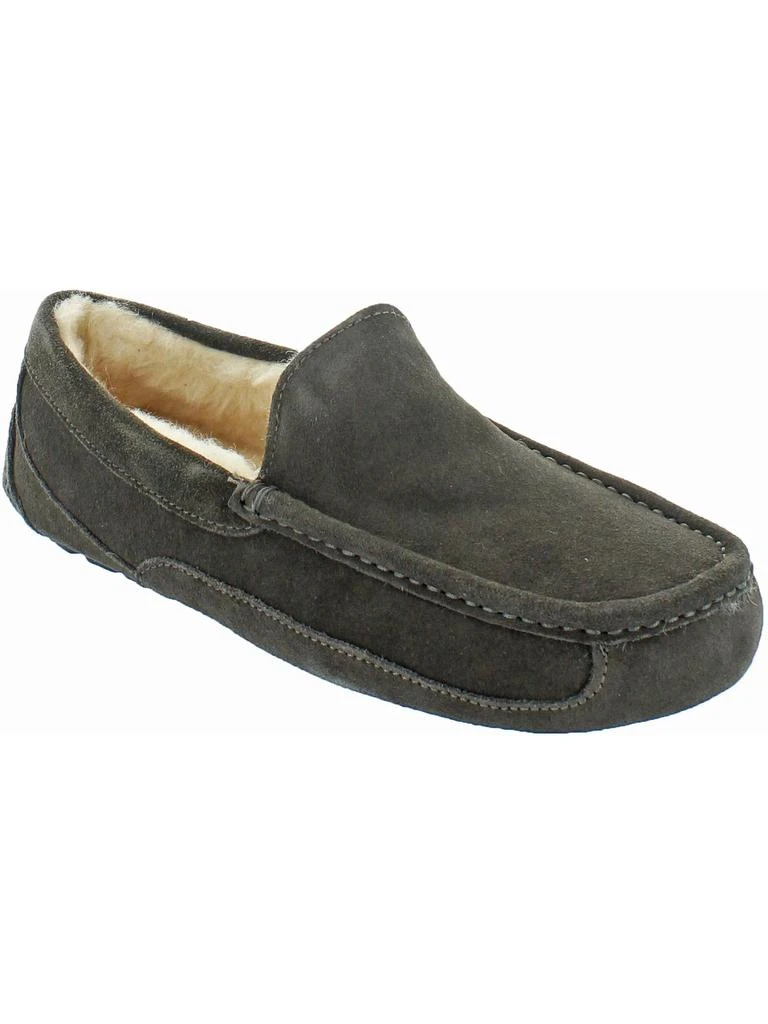 UGG Ascot Mens Suede Shearling Moccasin Slippers 5