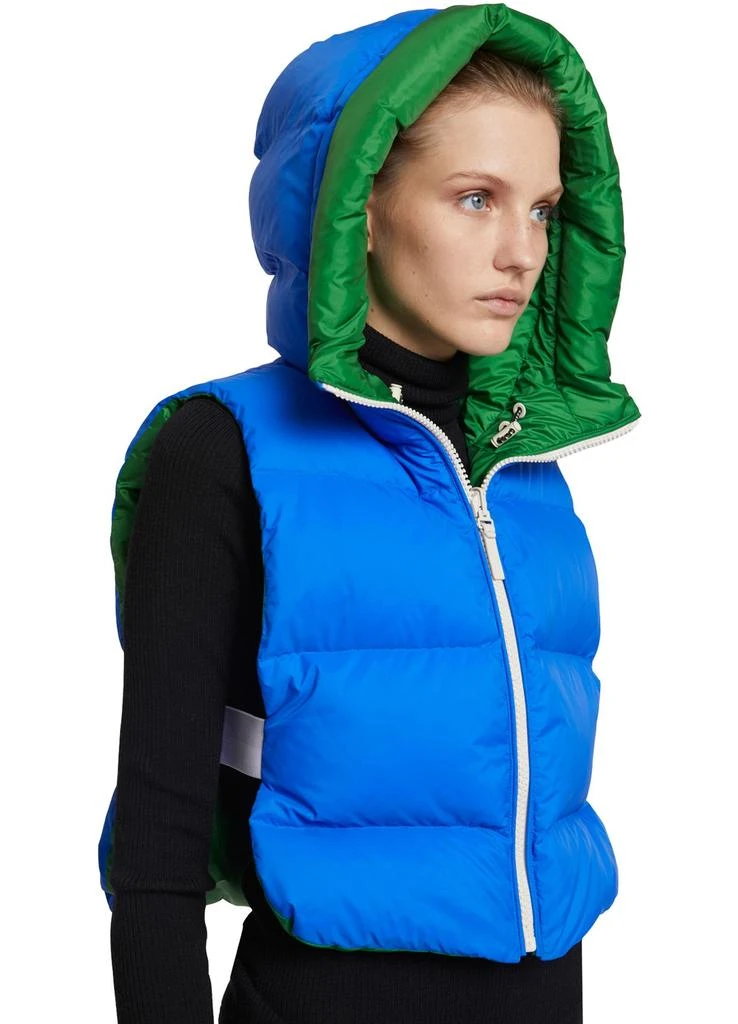 YVES SALOMON Bi-color puffer jacket bib 3