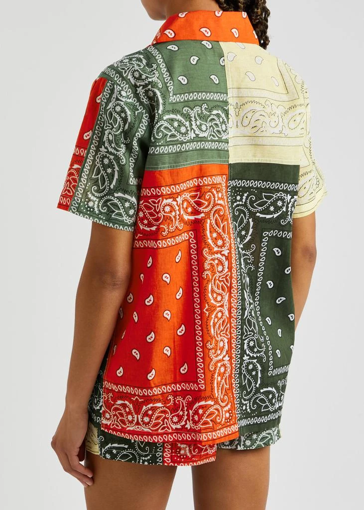 Arizona Love Bandana-print cotton shirt 4