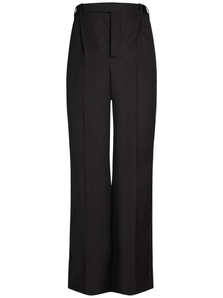 SAINT LAURENT Wool Flared Pants 1