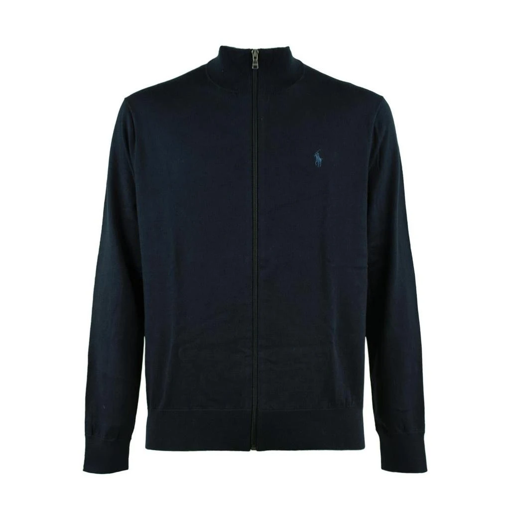 Ralph Lauren Ralph Lauren Cotton Sweater With Zipper Hunter Navy 1