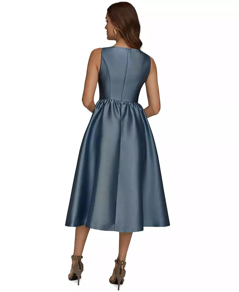 Donna Karan Women
s Sleeveless V-Neck A-Line Midi Dress 6