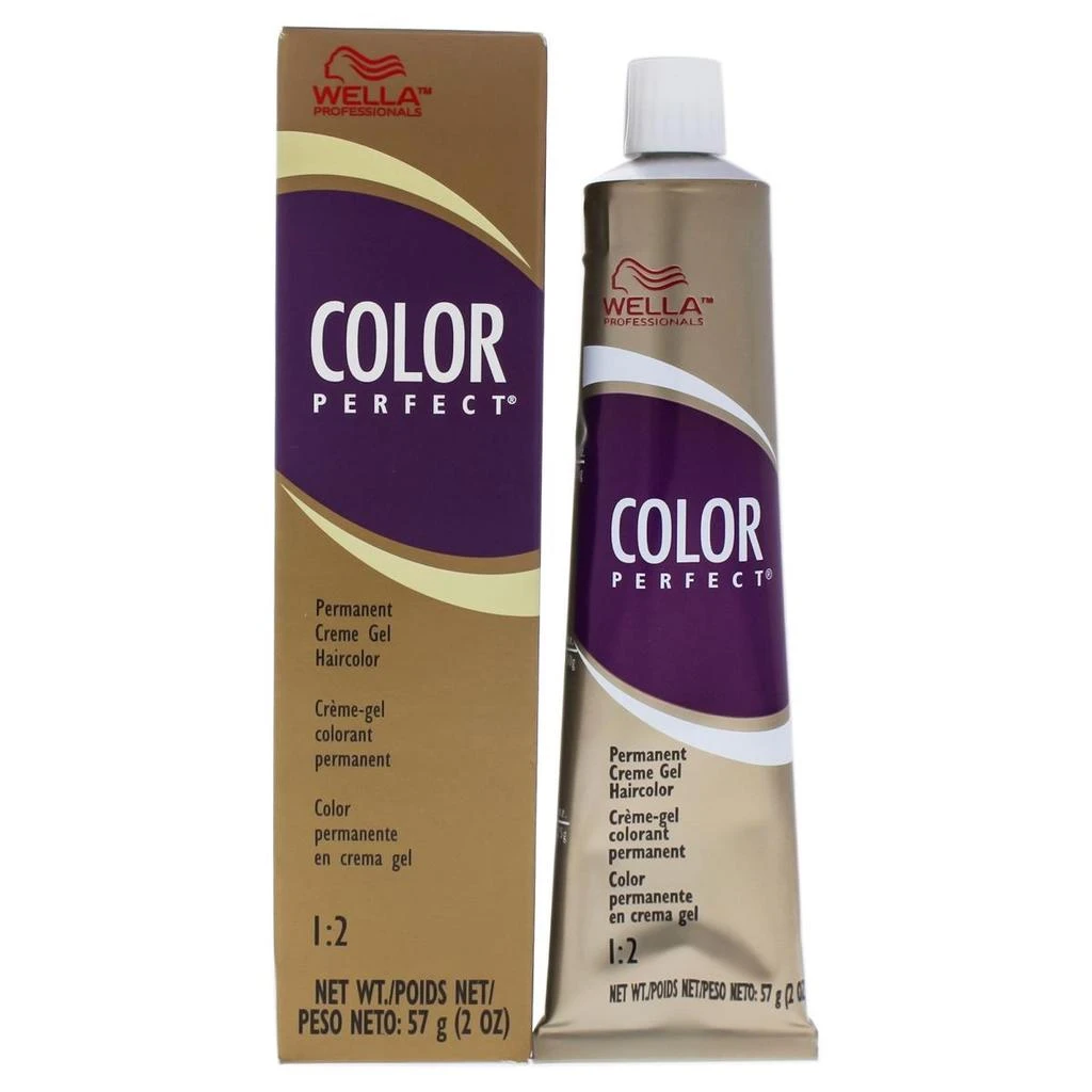 Wella I0086918 Color Perfect Permanent Creme Gel Hair Color for Women - 5A Light Ash Brown - 2 oz 1