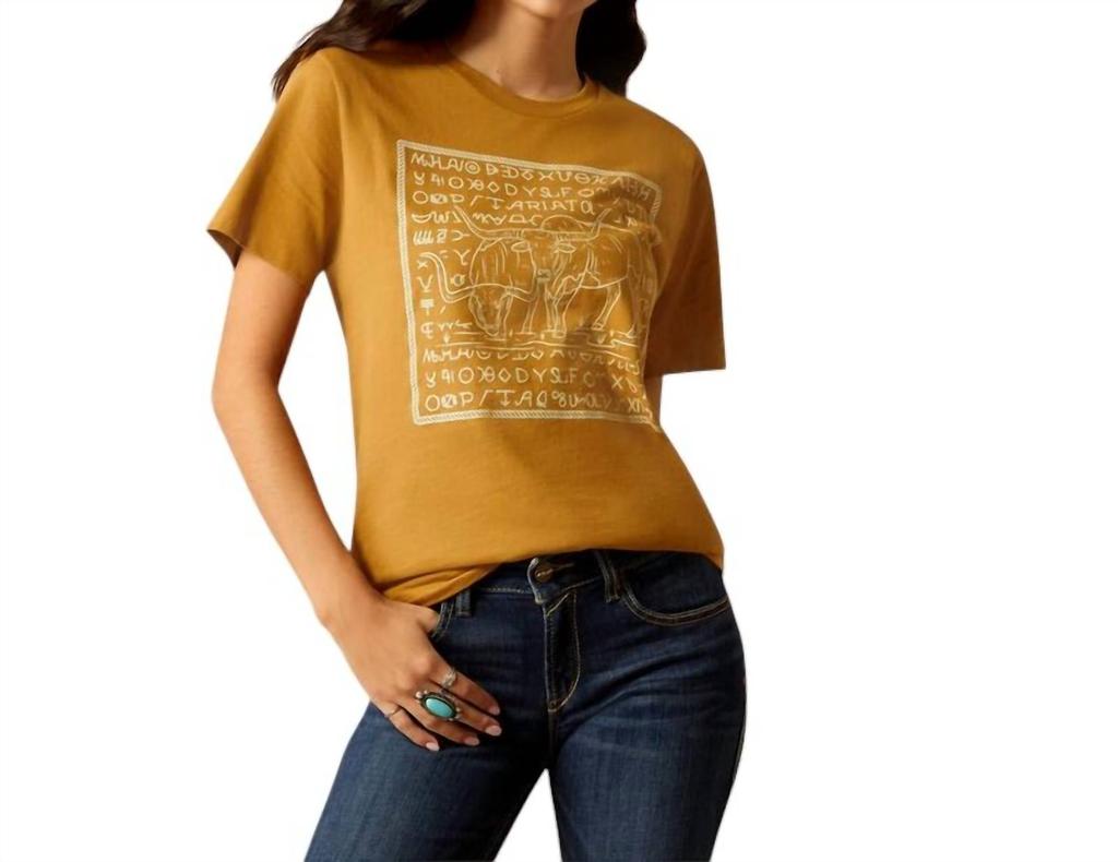 Ariat Ariat - Longhorn Brand Graphic Tee