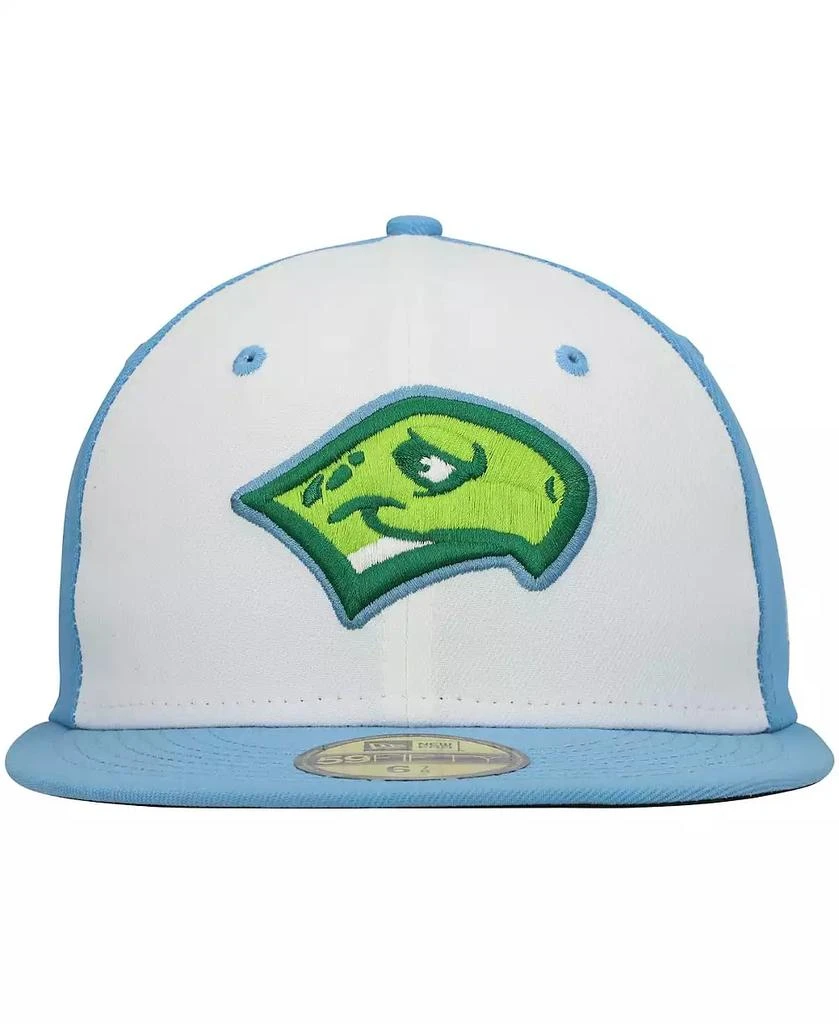 New Era Men's White Daytona Tortugas Authentic Collection Road 59FIFTY Fitted Hat 3