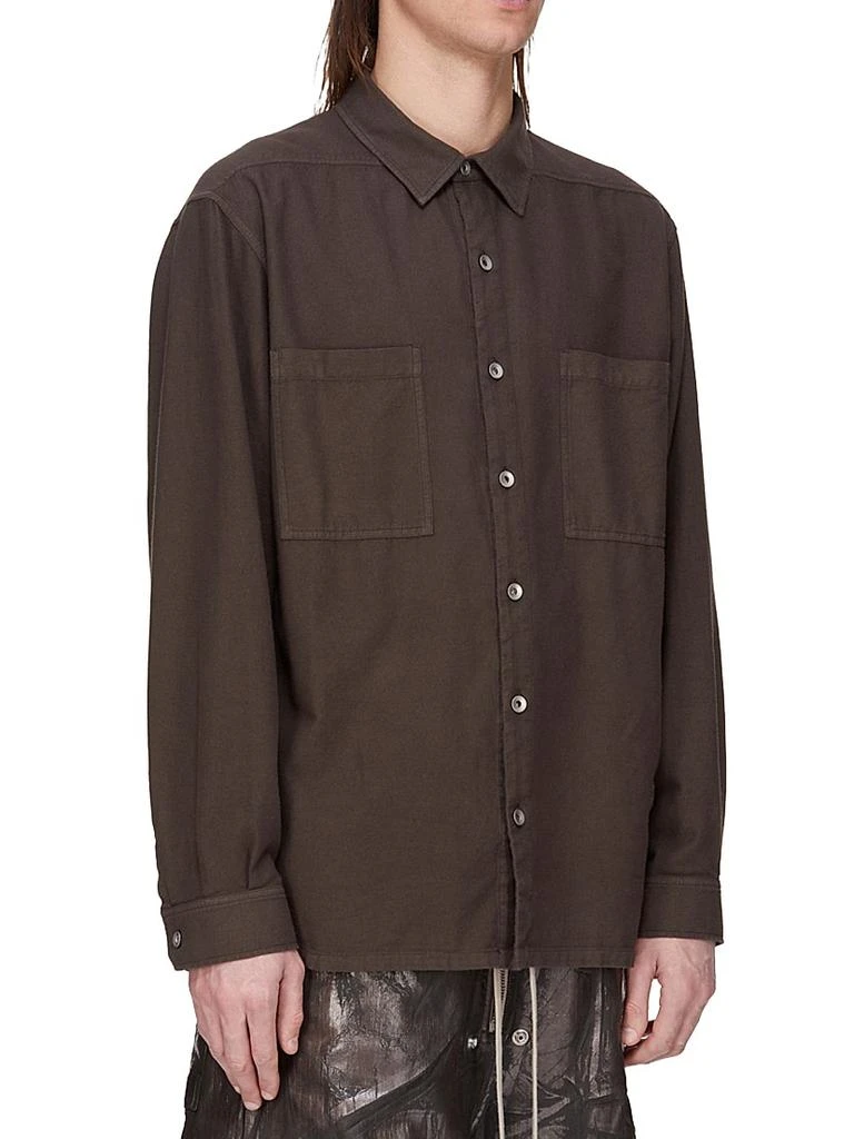 Rick Owens Camicia Cotton Relaxed-Fit Shirt 3