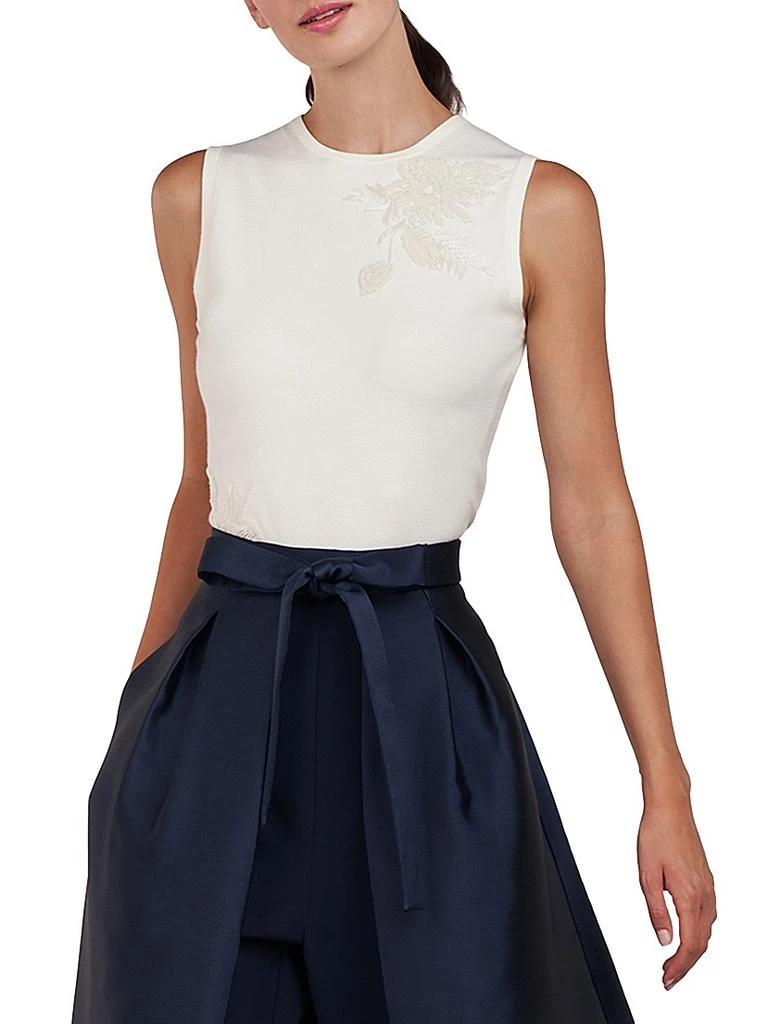 Kay Unger Kathryn Embellished Knit Top 3